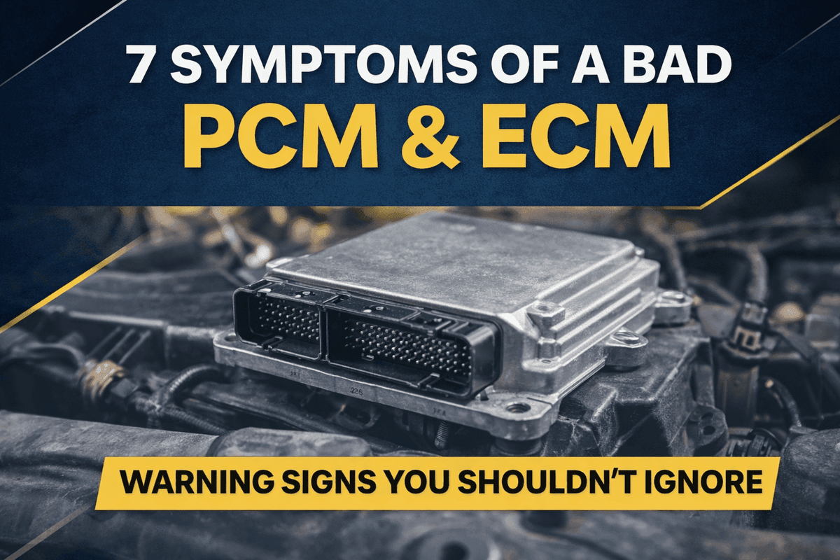 7 Symptoms of a Bad PCM (Powertrain Control Module) – Warning Signs & Fixes - Auto PCMS