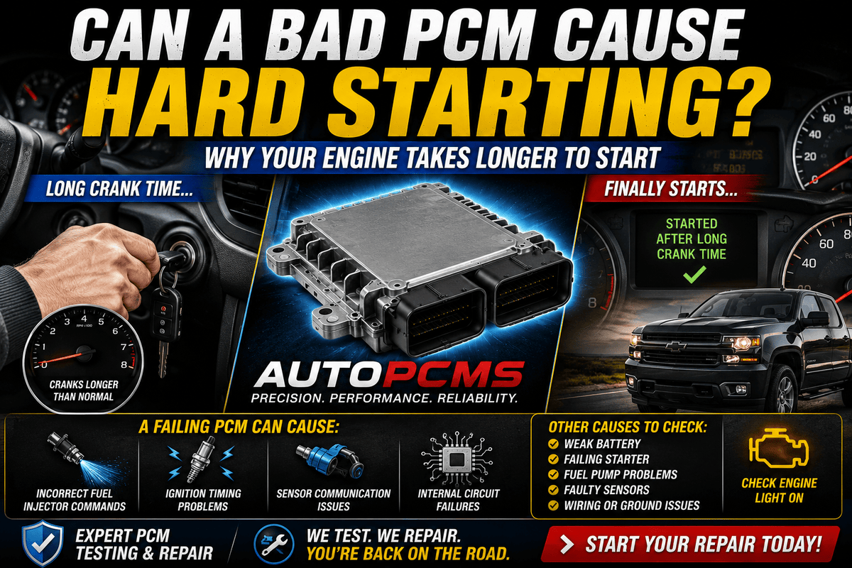 Can a Bad PCM Cause Hard Starting? (Why Your Engine Takes Longer To Start) - Auto PCMS