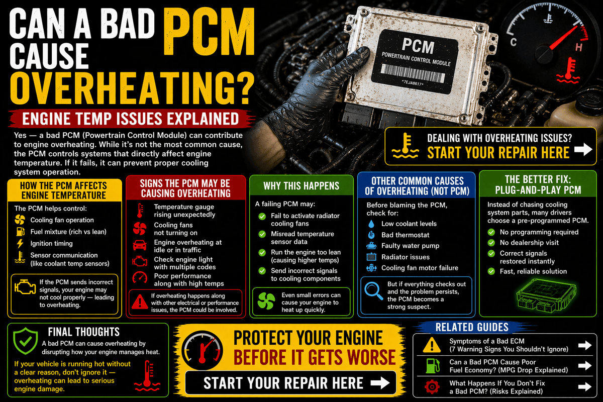 Can a Bad PCM Cause Overheating? (Engine Temp Issues Explained) - Auto PCMS