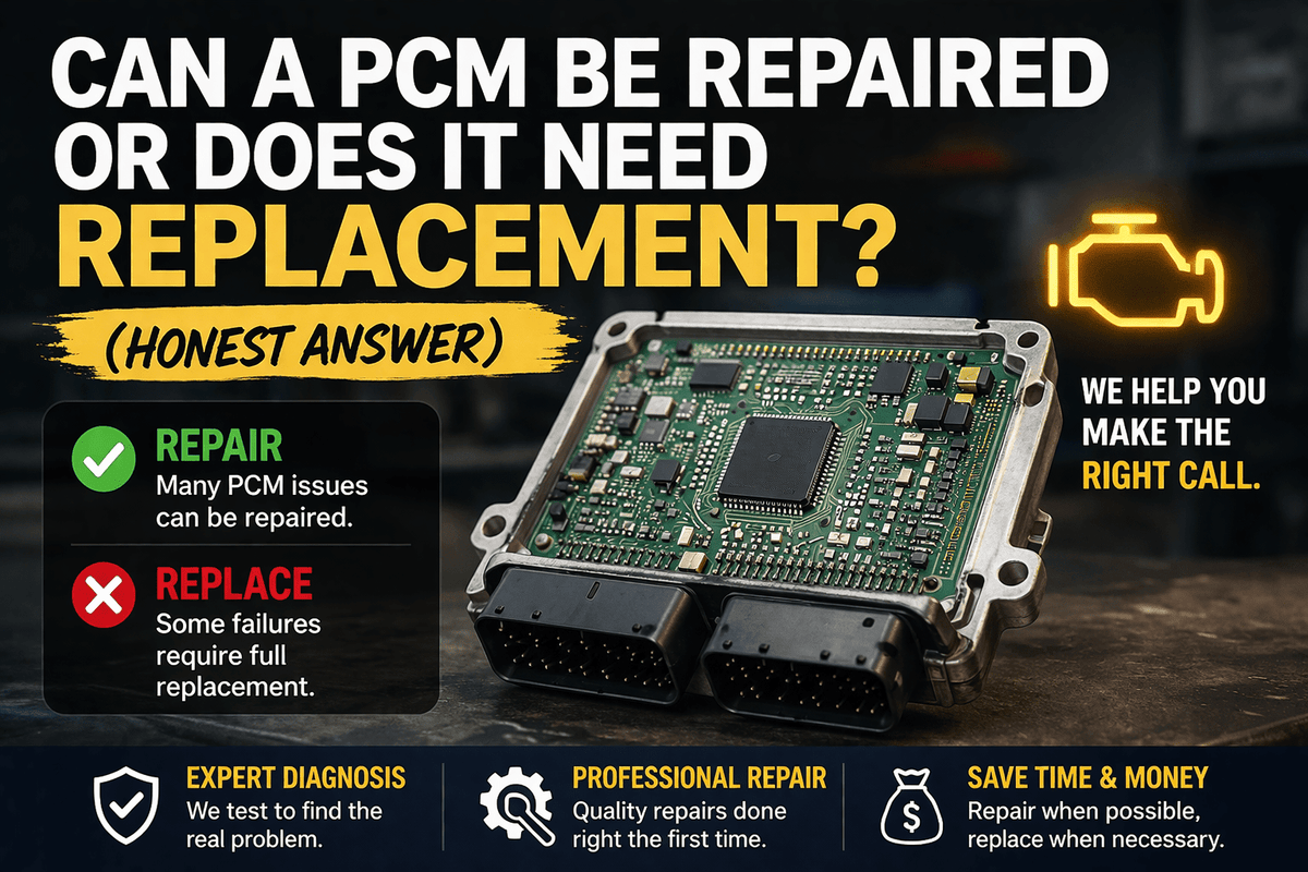 Can a PCM Be Repaired or Does It Need Replacement? (Honest Answer) - Auto PCMS