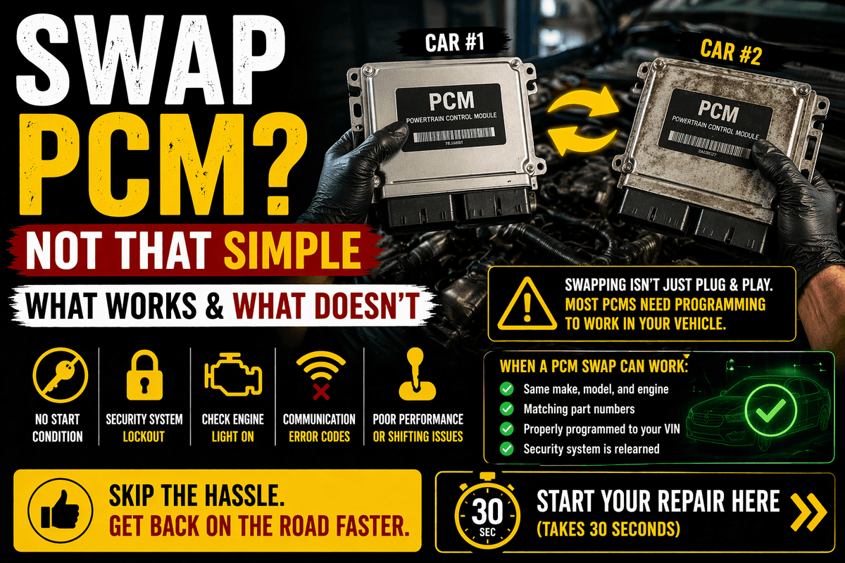 Can You Swap a PCM Between Cars? (What Actually Works) - Auto PCMS