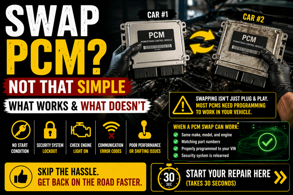Can You Swap a PCM Between Cars? (What Actually Works) - Auto PCMS