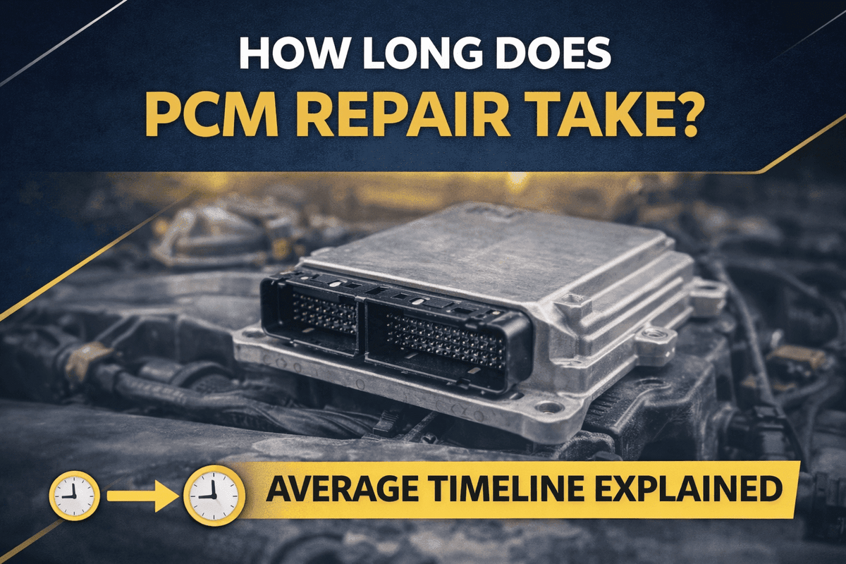 How Long Does PCM Repair Take? (Real Turnaround Times Explained) - Auto ...