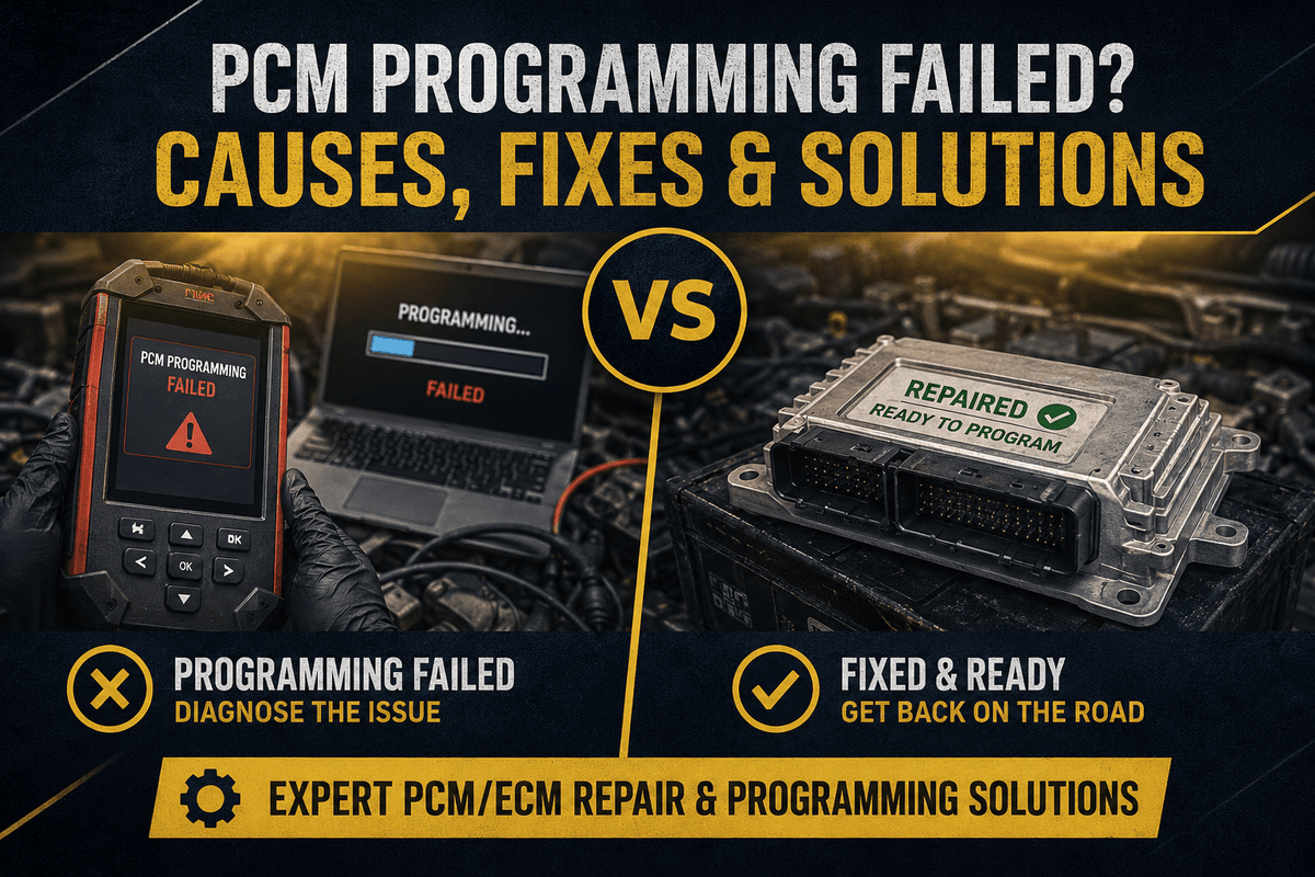 PCM Programming Failed? Here's What To Do Next - Auto PCMS