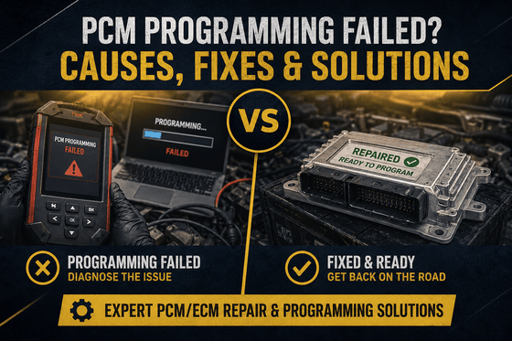PCM Programming Failed? Here's What To Do Next