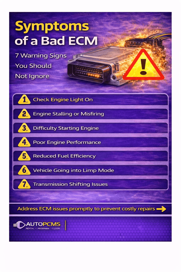 Symptoms of a Bad ECM (7 Warning Signs You Shouldn’t Ignore)