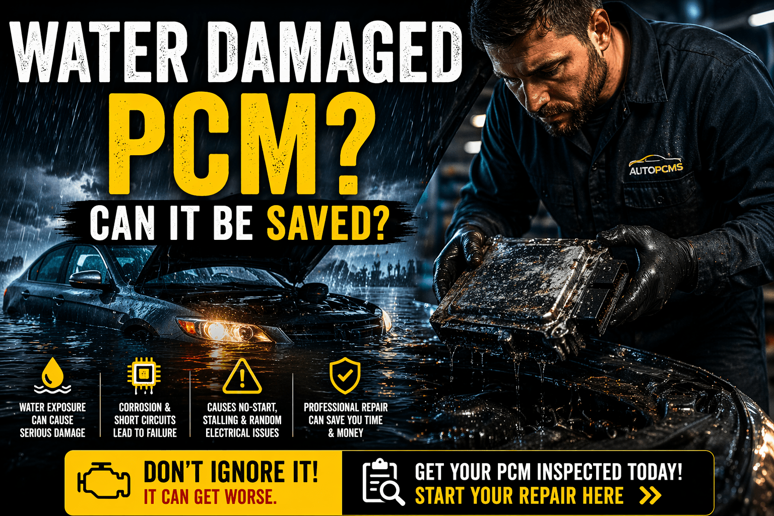 Water Damaged PCM: Can It Be Repaired or Is It Ruined? (Full Guide ...