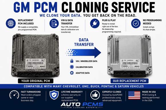 2008-2011 Cadillac STS 3.6L PCM Cloning Service - Auto PCMS