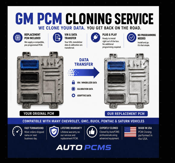 Cadillac ATS-V PCM Cloning Service - Auto PCMS
