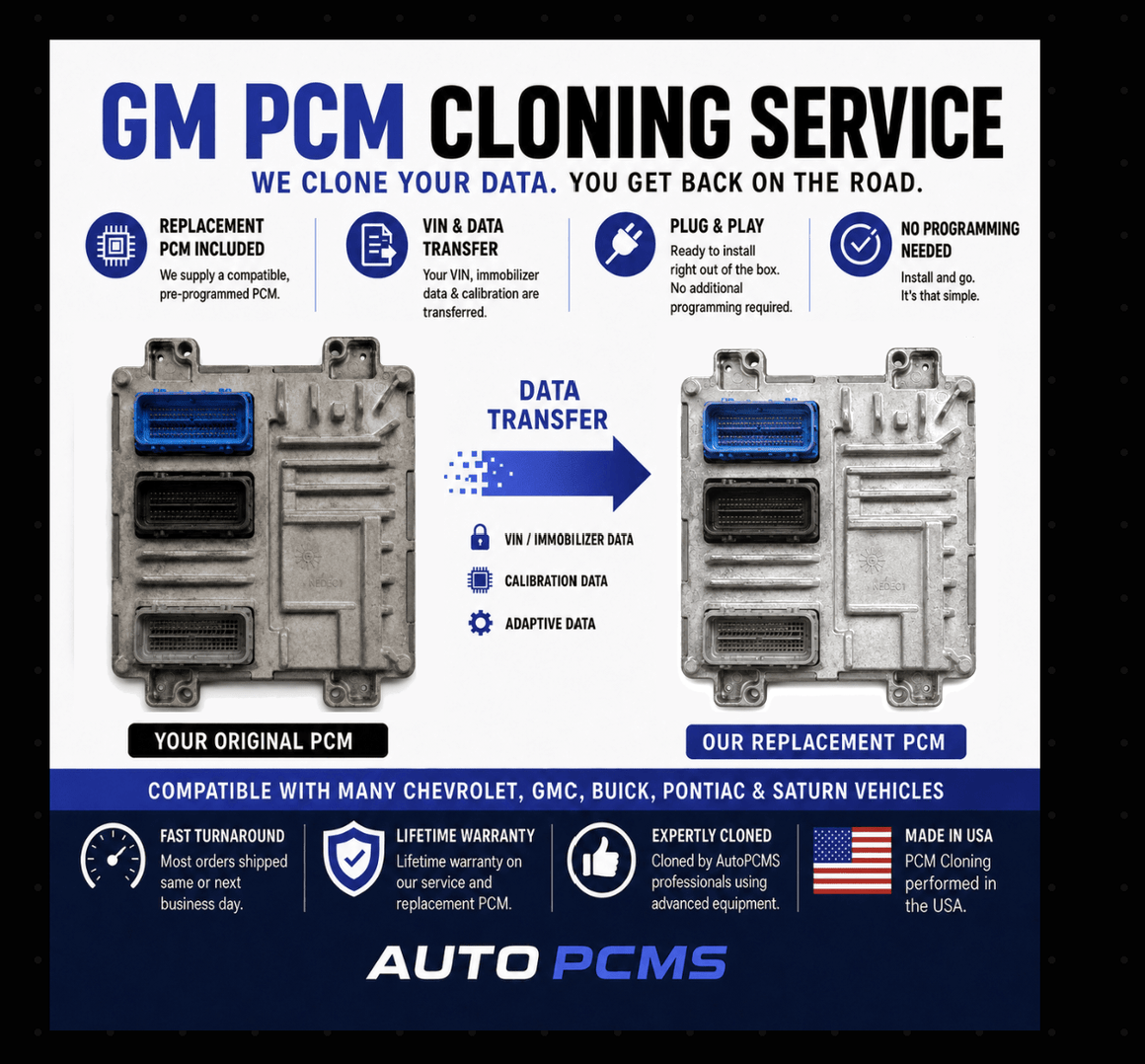 Cadillac ATS-V PCM Cloning Service - Auto PCMS