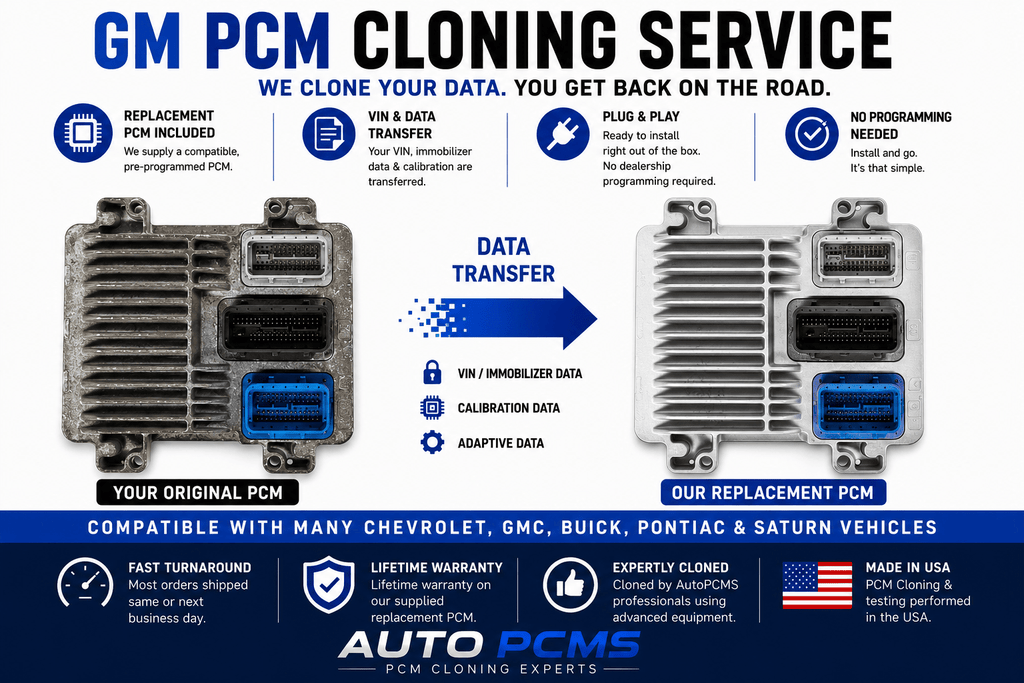 Cadillac XLR PCM Cloning Service - Auto PCMS