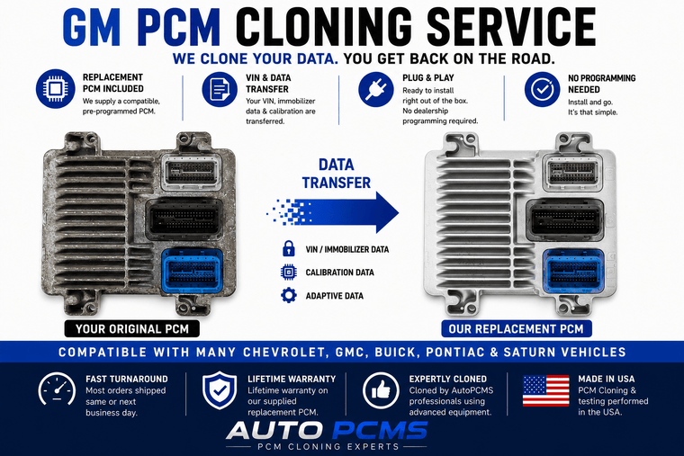 Cadillac XLR PCM Cloning Service - Auto PCMS