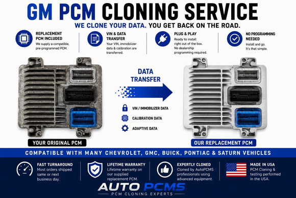 Cadillac XLR PCM Cloning Service - Auto PCMS